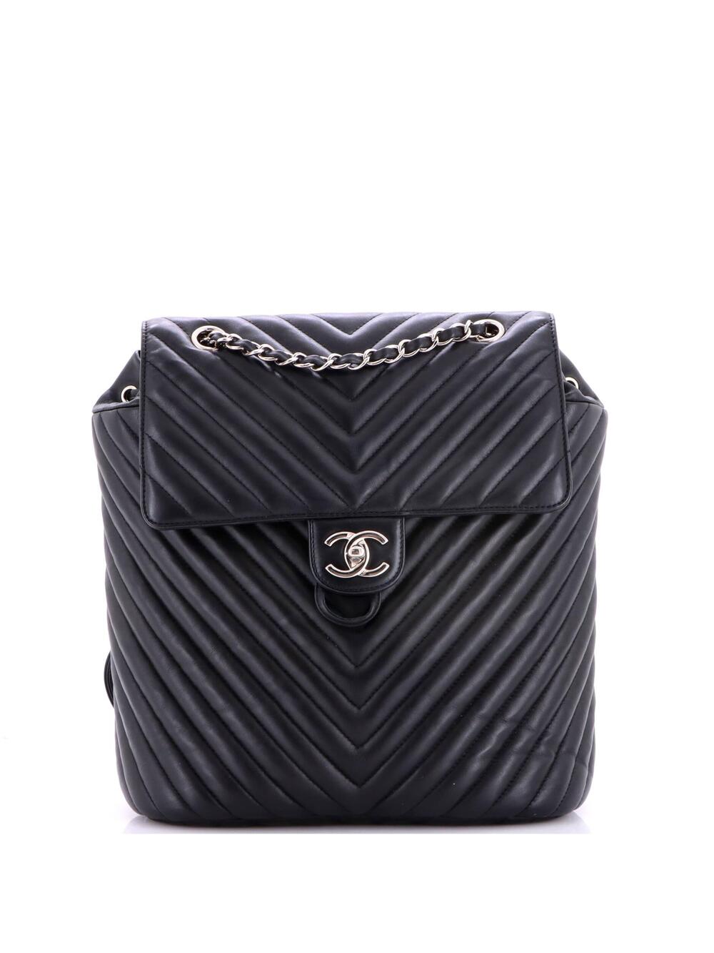 Chanel Urban Spirit Backpack Chevron #371039C43B